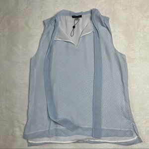 Tommy Hilfiger Sleeveless Tie Neck Top NWOT